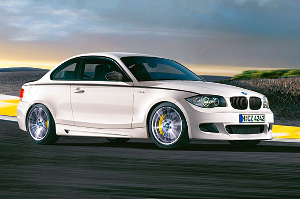 White BMW 1 Series