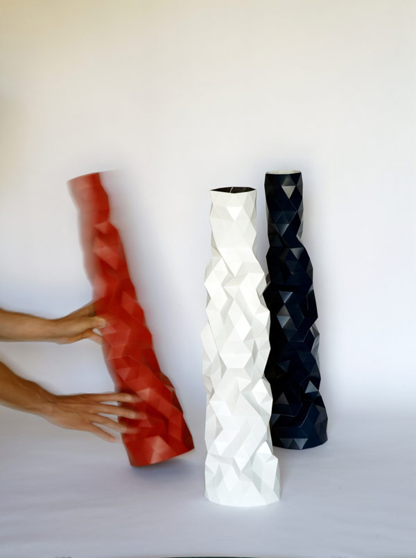 Faceture Vase design Elegant Handmade FACETURE Vase by Phil Cuttance