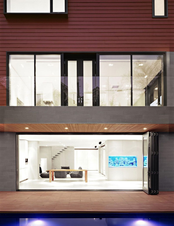 Bayside House3 A Display of Elegant Modern Living: Bayside Residence in NY