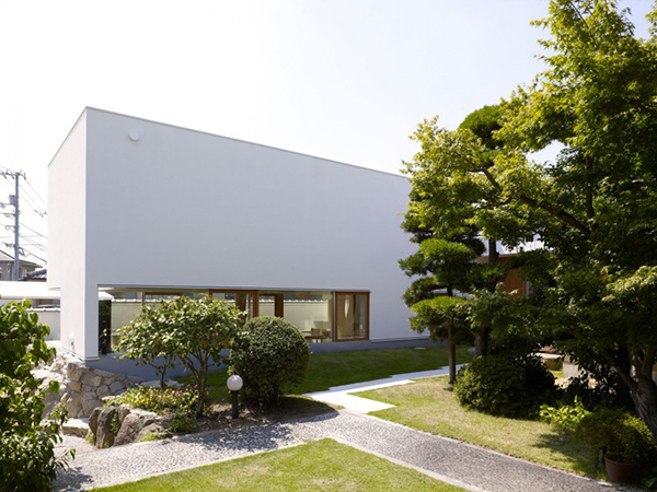 House Integrating Trees Contemporary Home in Japan Integrating Real Trees in The Structure