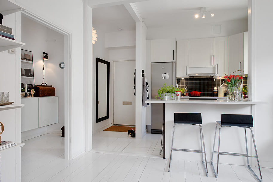 Kitchen4 Gothenburgs Exquisite Side: Small Apartment Tastefully Designed 