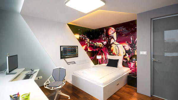 design modern boy room Inspiring Bedrooms for Boy and Girl in Modern Slovakian Crib 