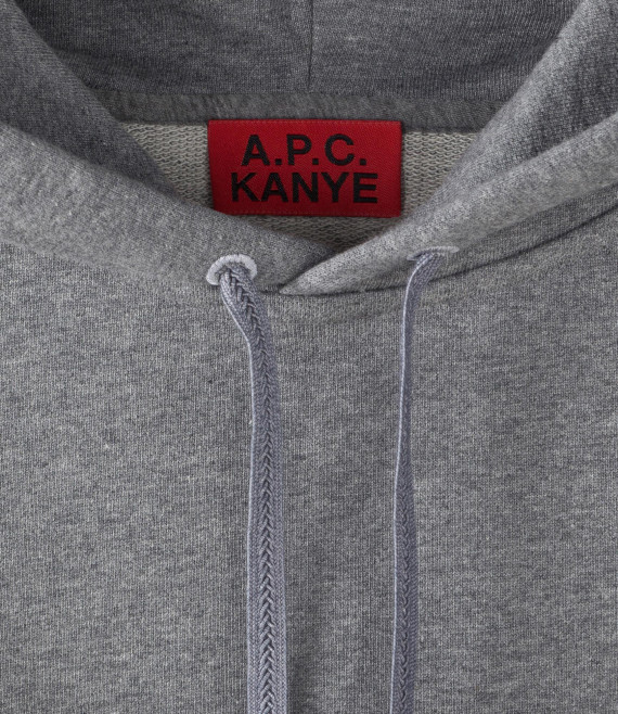 a p c x kanye west hooded sweatshirt ii 04 570x658 A.P.C. x KANYE   Capsule Collection | Available Now